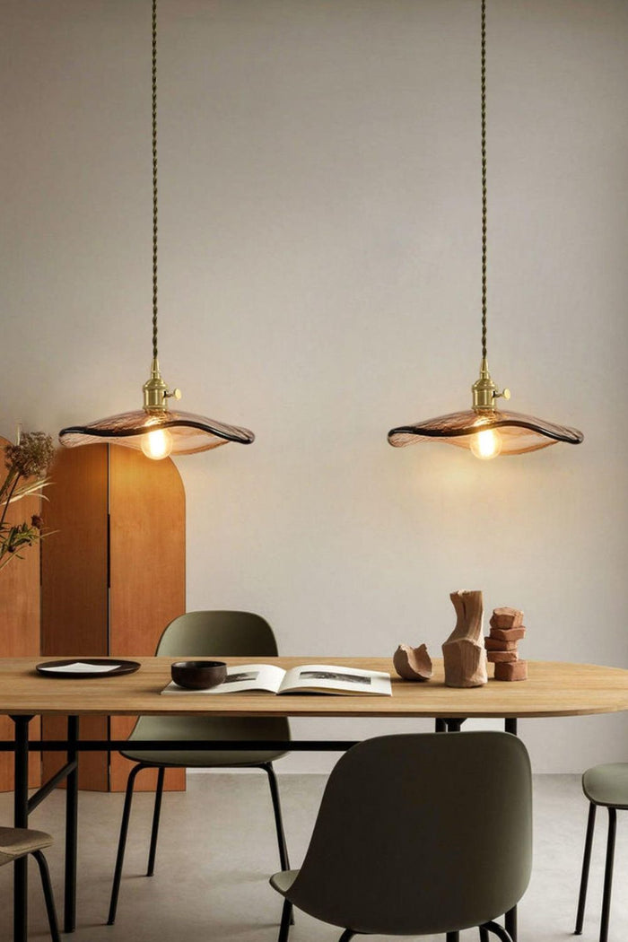 Flower Petal Glass Pendant Light - SamuLighting