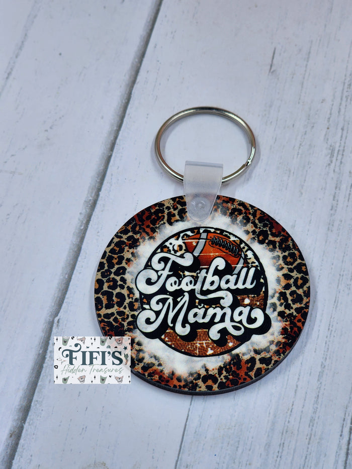 Football Mom Keychain