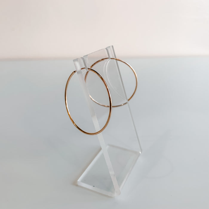 Forever Hoops Medium Rose Gold Fill