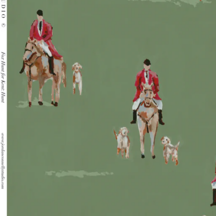 Fox Hunt for Kent in Hunt Wallpaper