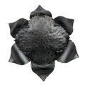 Hand Forged Lotus Pillar Base from bluecorn beeswax with white background