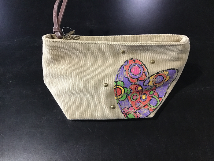 Heart Cosmetic Bag - CLEARANCE