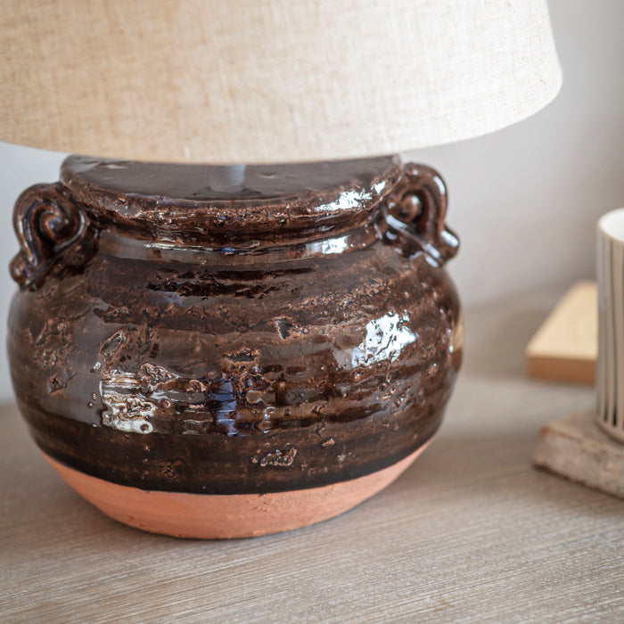 Highridge Squat Amphora Table Lamp