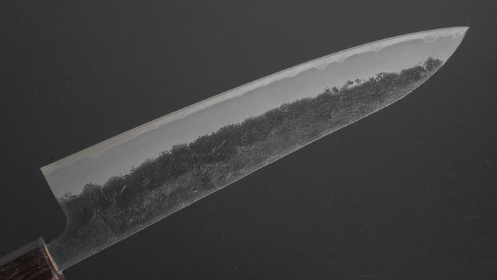 Hitohira Futana SB Kuro Nashiji Gyuto 210mm Cherry Wood Handle - HITOHIRA