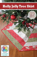 Holly Jolly Tree Skirt Pattern by Andy Knowlton of A Bright Corner - AKBC311