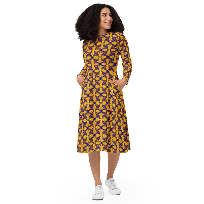 Hot Wata Midi Dress | Afrocentric Fashion