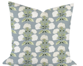 Hydrangea Bloom in Garden on Slate Custom Pillow