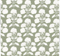 Hydrangea Bloom in Salt on Sage- Fabric