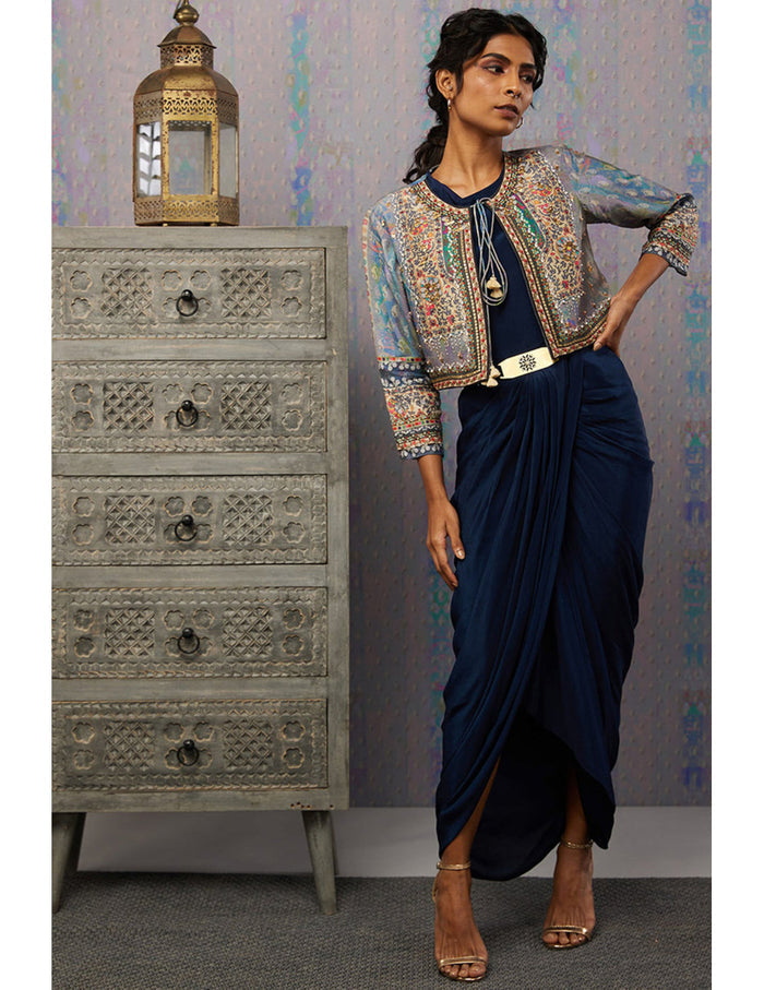Ikaya Drape Dress