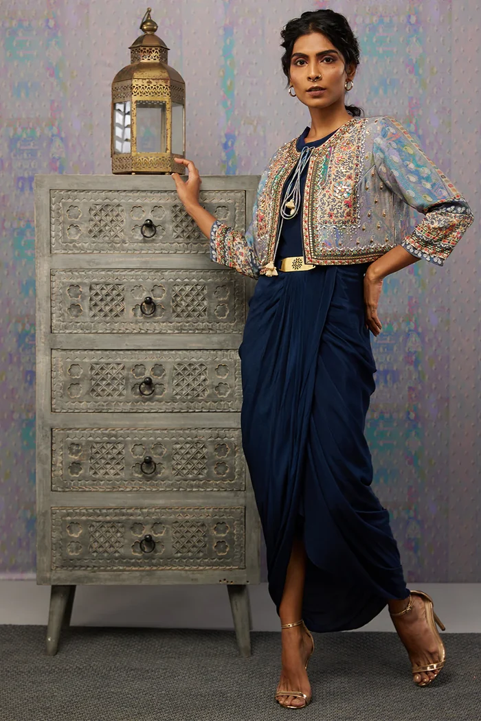 Ikaya Drape Dress