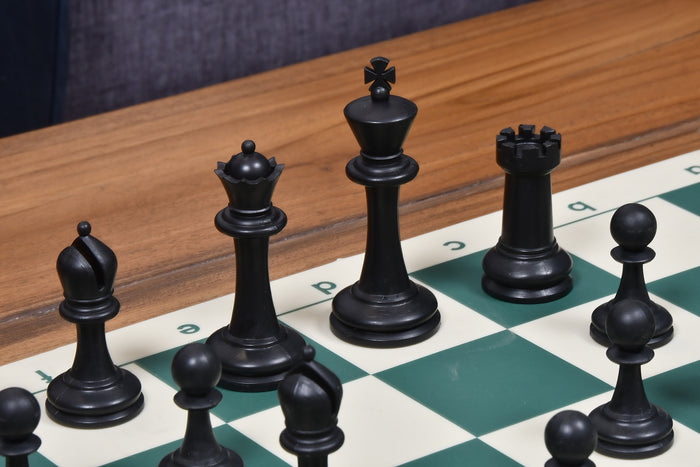 International Series Unweighted Tournament Plastic Chess Set 3.8" King