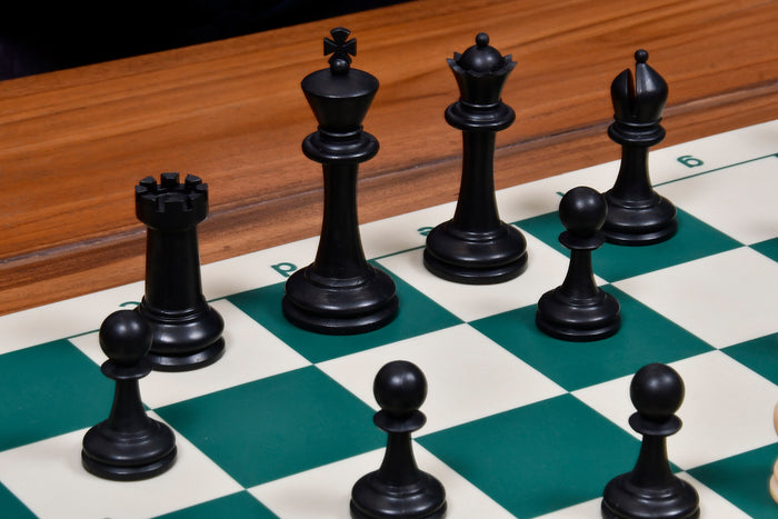 International Series Unweighted Tournament Plastic Chess Set 3.8" King