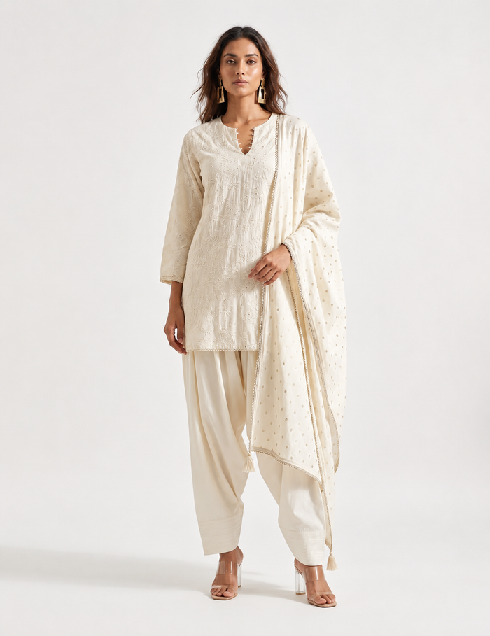 Ivory Kurta Set