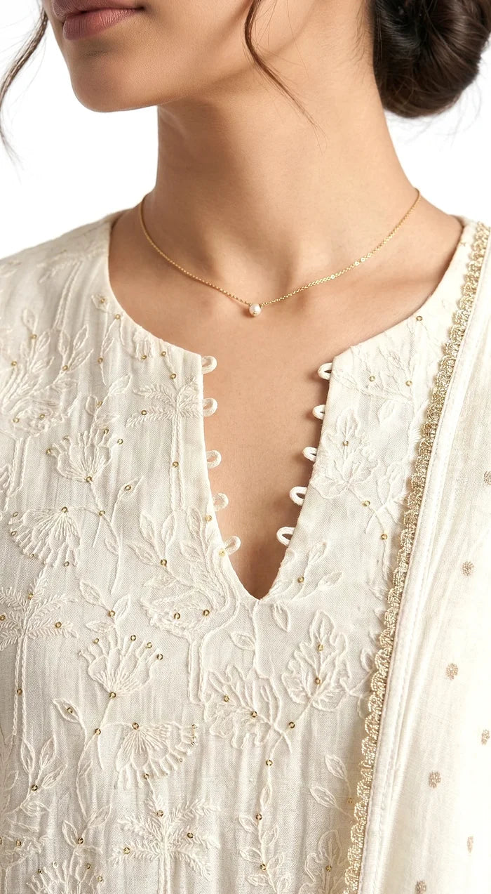 Ivory Kurta Set
