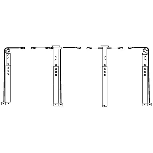 JayPro 3½" Volleyball System Tri-Court Adapter