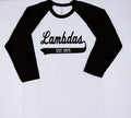 Lambda Theta Phi Vinyl Baseball Tee- Discontinued