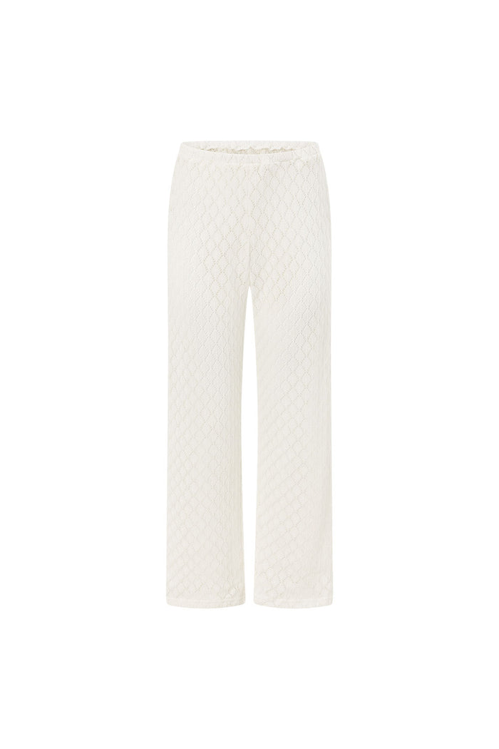 Lana Pants - White Knit