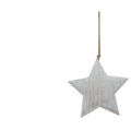 Large Whitewashed Rustic Hanging Star