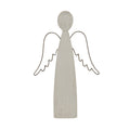 Large Whitewashed Rustic Standing Angel