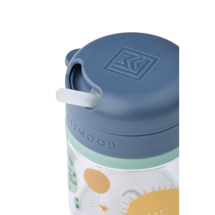 Liewood - Pavia Tritan Straw Cup - Universe / Classic Navy - Mabel & Fox