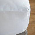 Light Grey 600 Thread Count Egyptian Cotton 40cm Deep Fitted Sheets styled in a bedroom | Soak and Sleep
