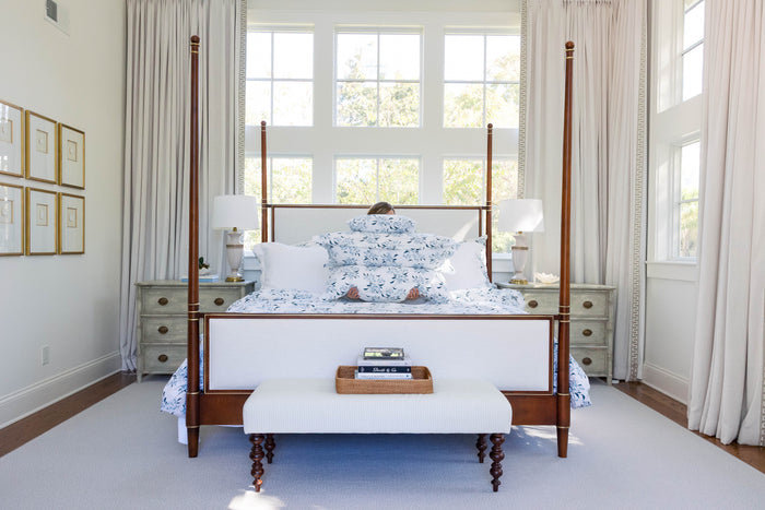 Lilac in Blue Flat Sheet