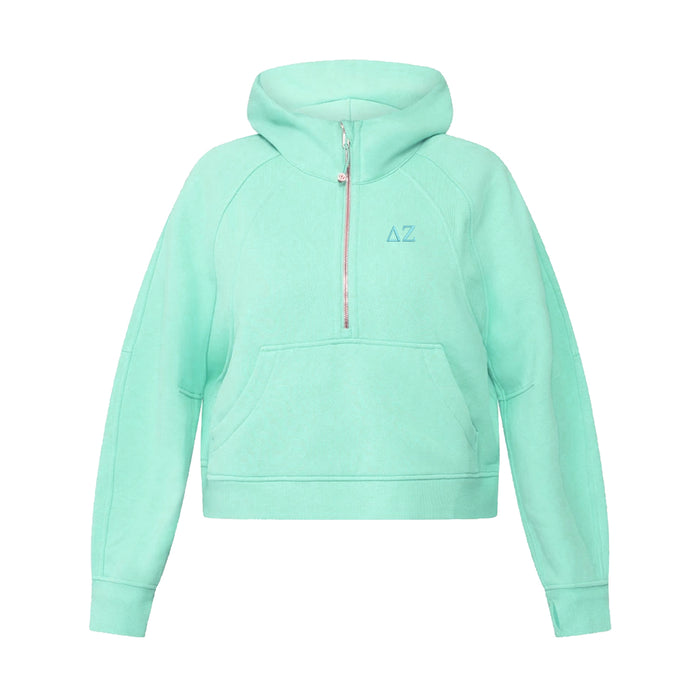 LIMITED EDITION Delta Zeta lululemon Scuba Half-Zip Hoodie - Tranquil Blue