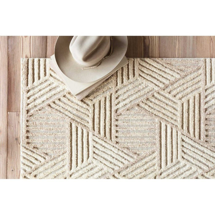 Loloi Ehren EHR 04 Oatmeal / Ivory Area Rug Rugs Loloi