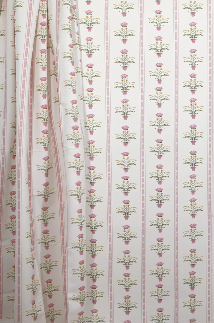 Lotus Garden in Rose Wallpaper