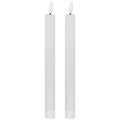 Luxe Collection Natural Glow S/ 2 White LED Dinner Candles