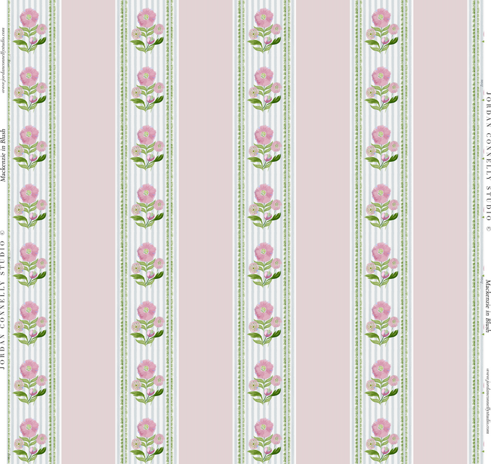 Mackenzie in Blush Wallpaper