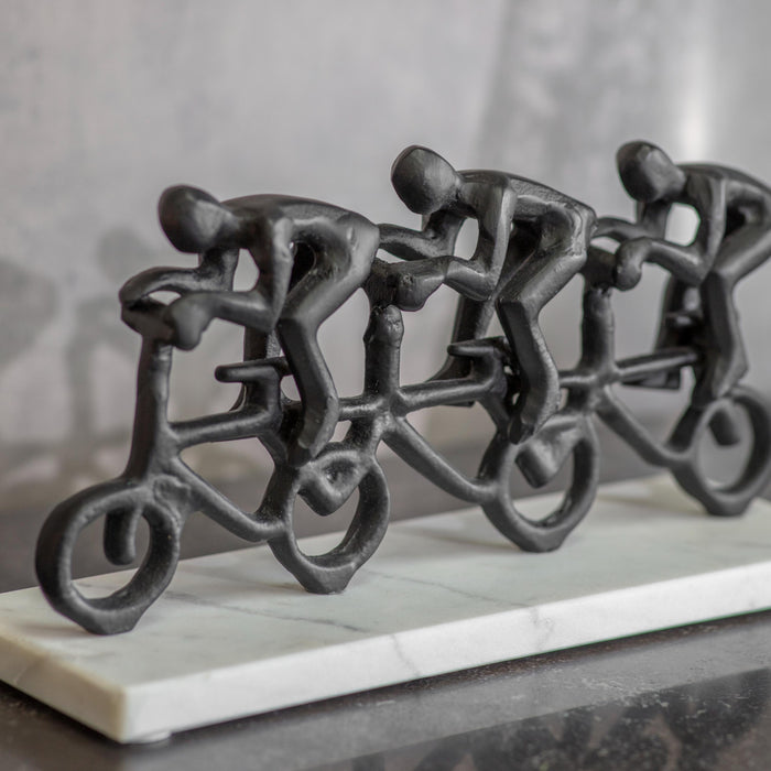 Macleod Cyclist on Marble Base
