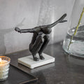 Macleod Man with Outstretched Arms on Marble Base