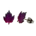 Magenta Maple Leaf