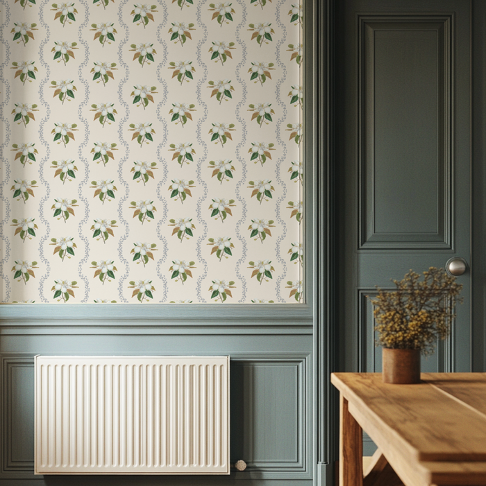 Maggie in Cream Wallpaper