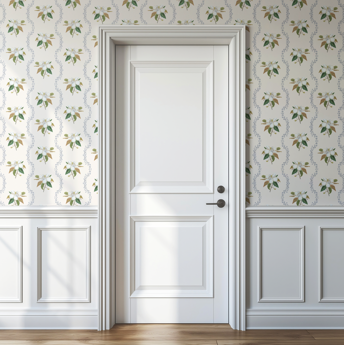 Maggie in Cream Wallpaper