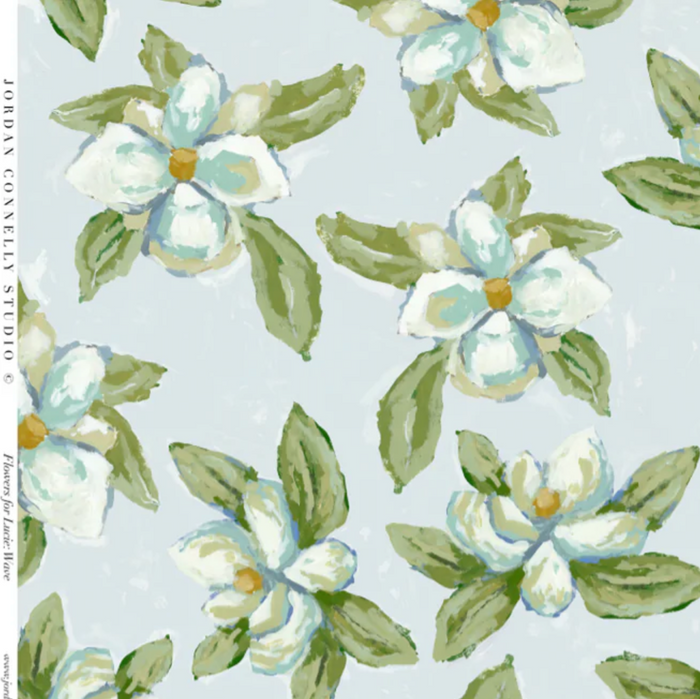 Magnolias for Lucie in Wave Wallpaper