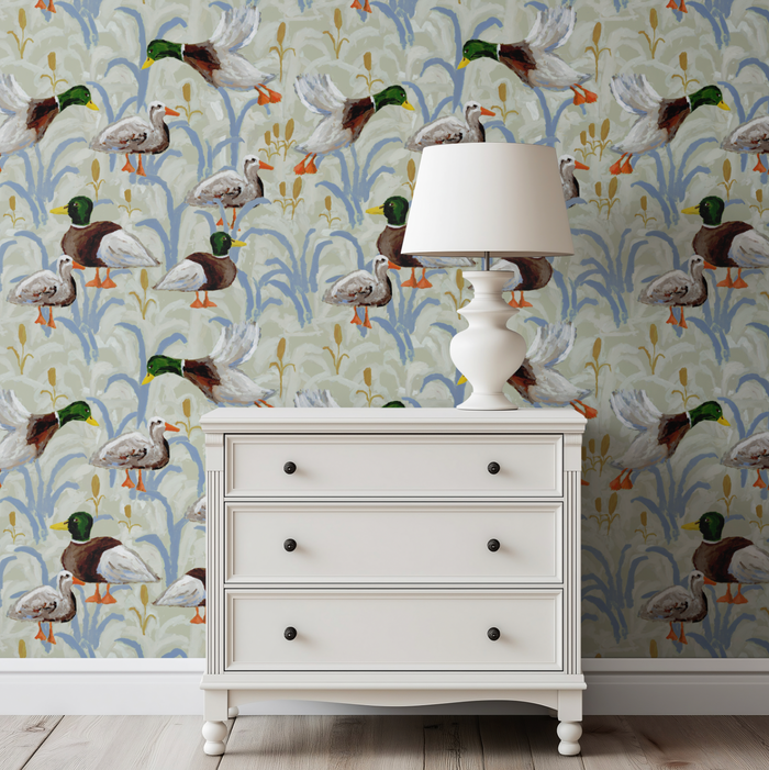 Mallard Party Wallpaper