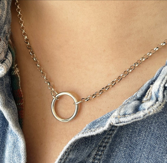 Mary’s Favorite Circle Necklace or Earrings