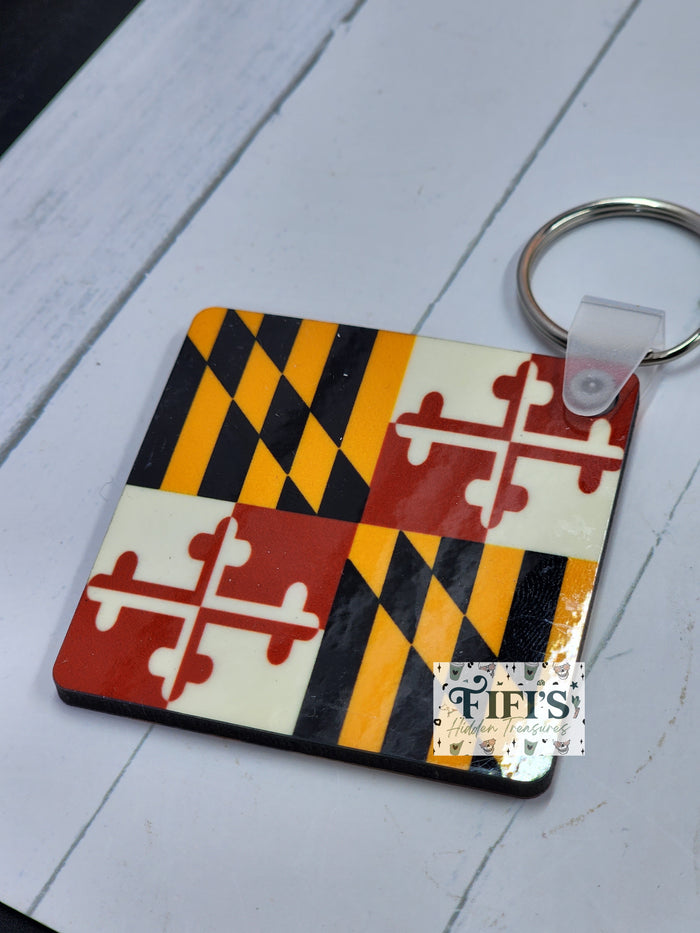 Md Flag Keychain