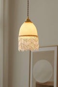 Mesh Tassel Glass Pendant Light - SamuLighting