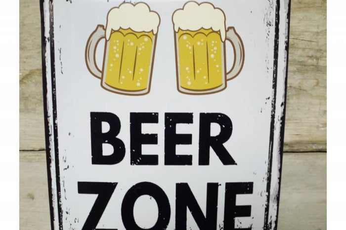 beer-zone-metal-sign-detail