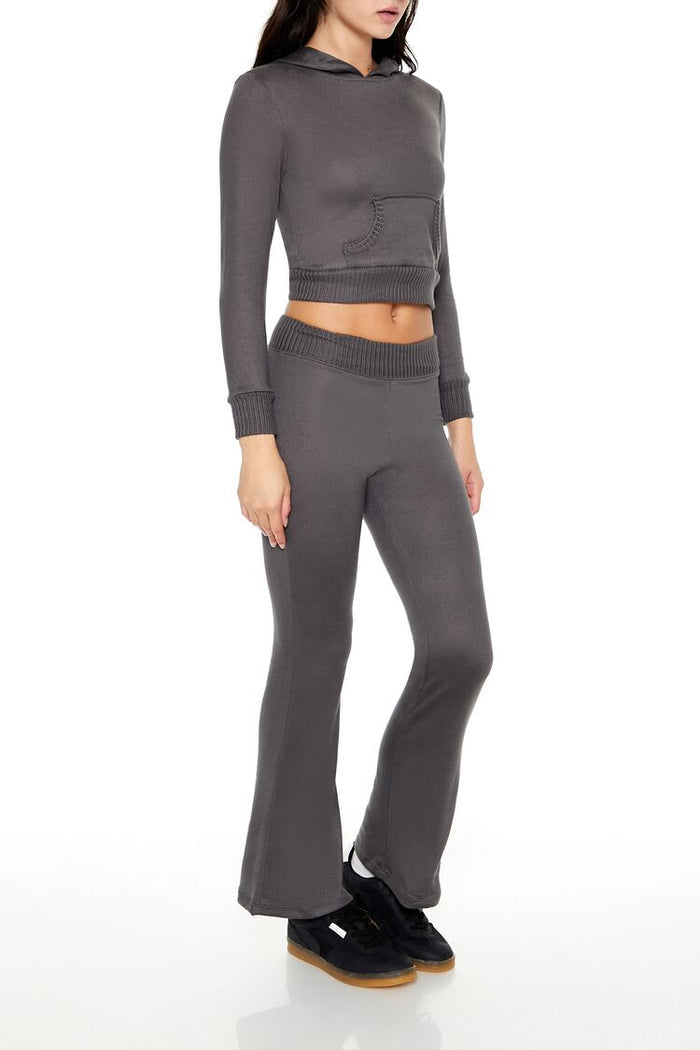 Mid-Rise Straight-Leg Pants