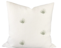 Mini Palm Frond in Sage Custom Pillow