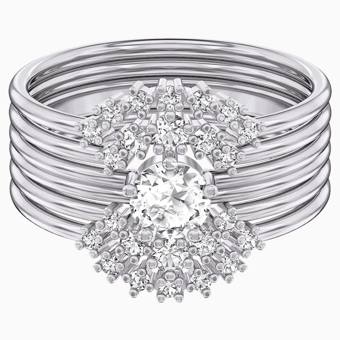 MOONSUN:RING SET 5 CZWH/RHS 2 55