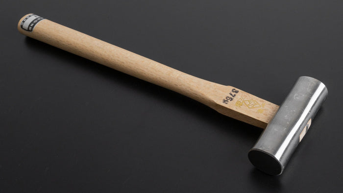 Morihei Hishiboshi Migaki Rounded Genno Metal Hammer 375g - HITOHIRA
