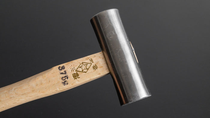 Morihei Hishiboshi Migaki Rounded Genno Metal Hammer 375g - HITOHIRA