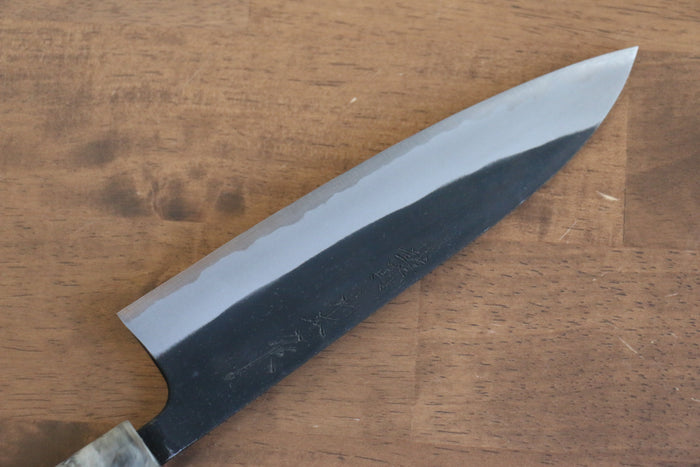 Nao Yamamoto White Steel No.2 Kurouchi Gyuto 180mm Cherry Wood Handle - Seisuke Knife