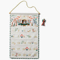 Nativity Embroidered Hanging Advent Calendar