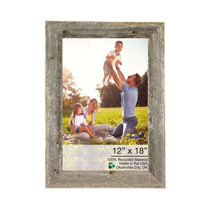 Natural Weathered Grey Picture Frame | 12"x18"